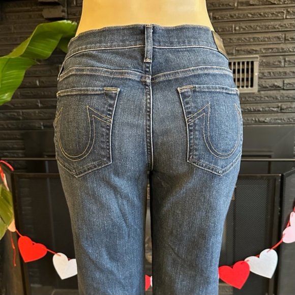 Women's True Religion Becca Mid Rise Bootcut Denim Jeans, Size 32 - Picture 10 of 14